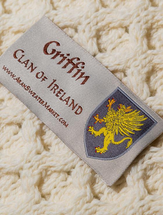 Aran Cashmere Griffin Clan Aran Throw