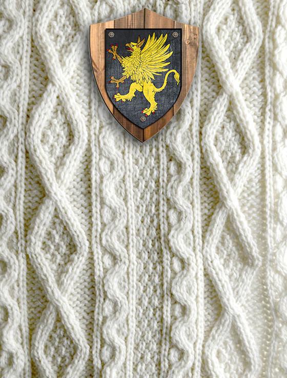 Aran Cashmere Griffin Clan Aran Throw
