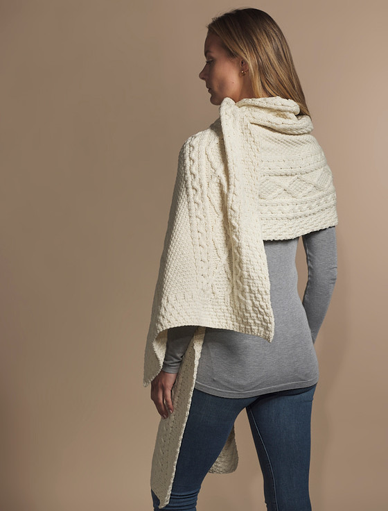 Aran Cashmere Griffin Clan Aran Wrap