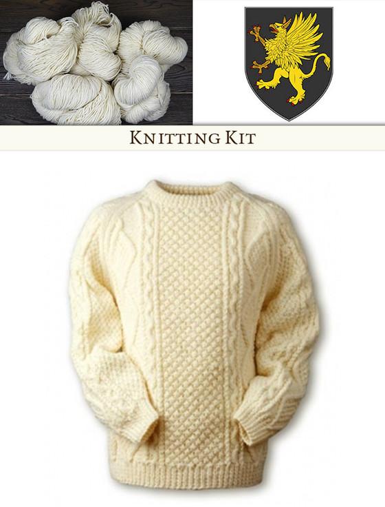aran cashmere Griffin Knitting Kit