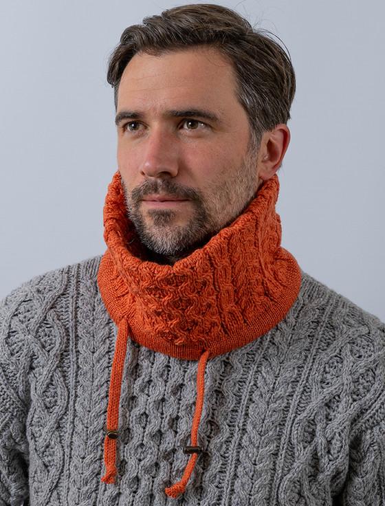 Aran Cashmere H‎oneyco‎mb & C‎able Soft Aran Snood