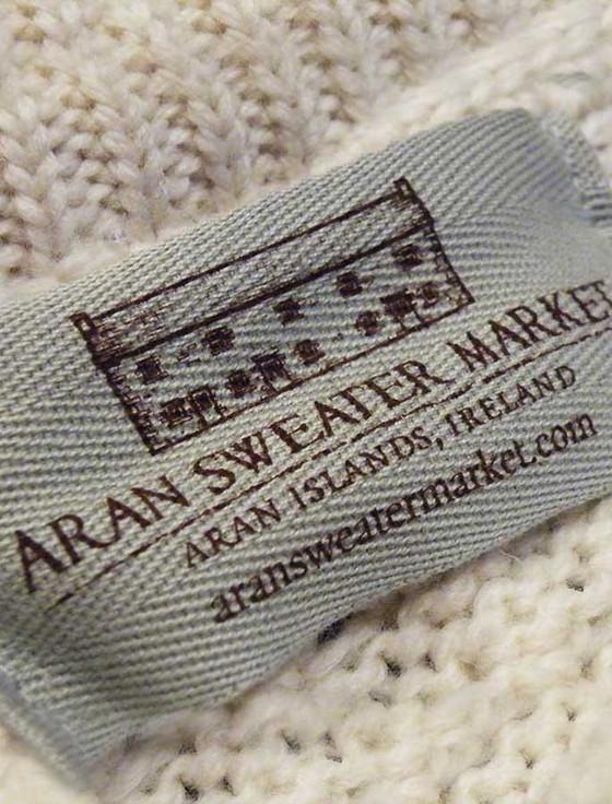 Aran Cashmere H‎‎ooded Scarf Shawl