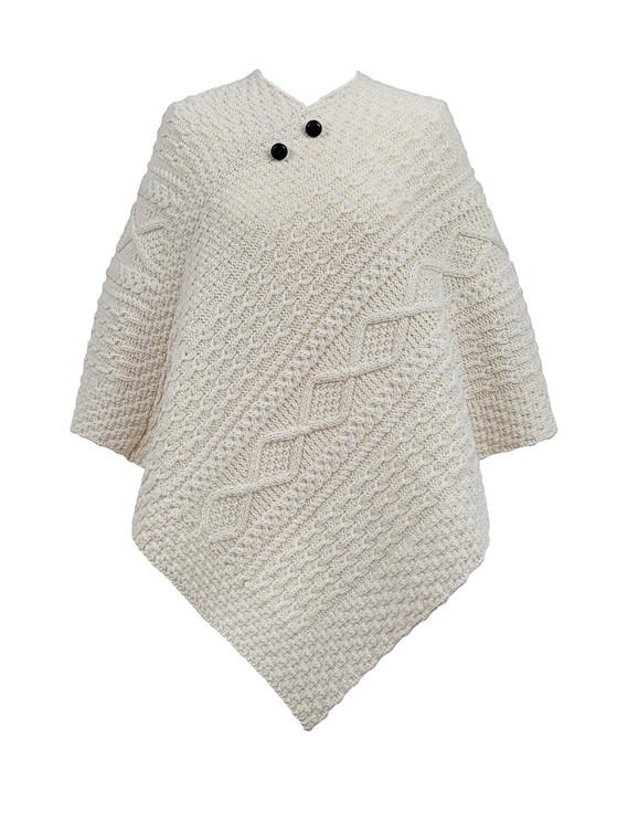 aran cashmere Hall Clan Aran Poncho