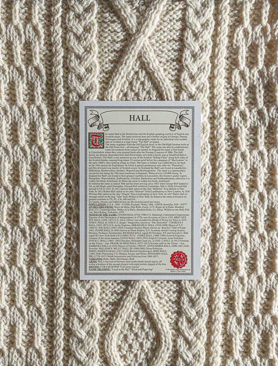 Aran Cashmere Hall Clan Aran Throw