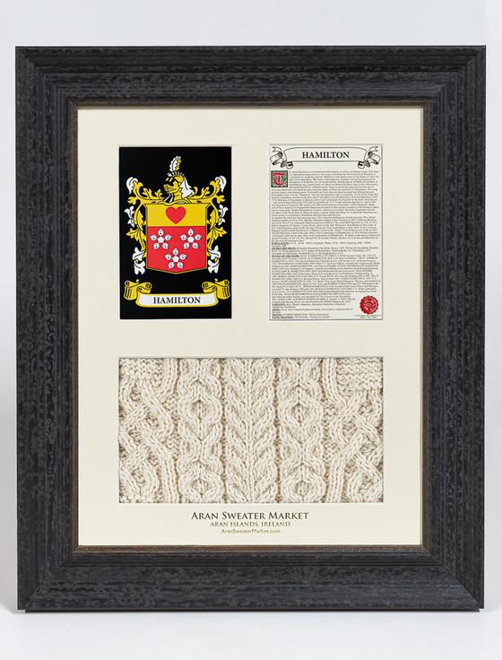 aran cashmere Hamilton Clan Aran & History Display