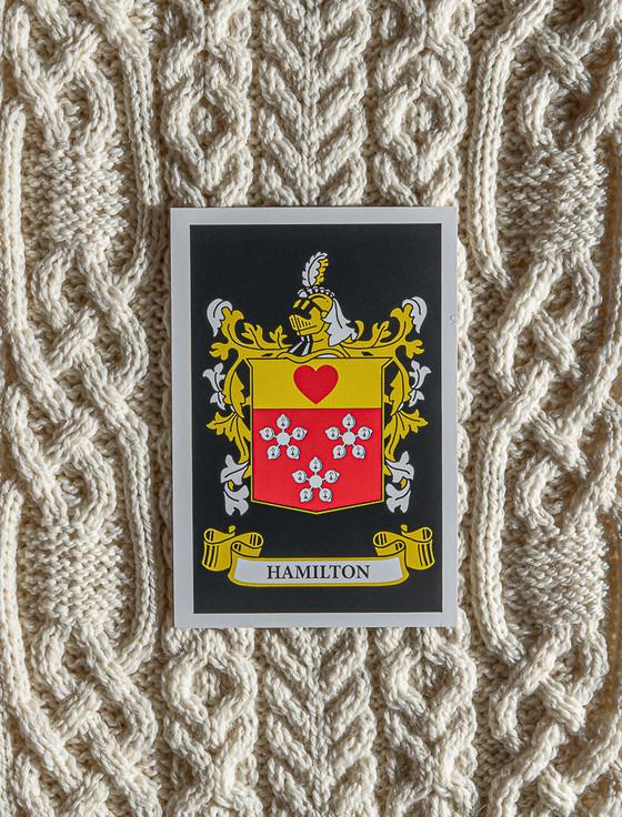 Aran Cashmere Hamilton Clan Aran Throw