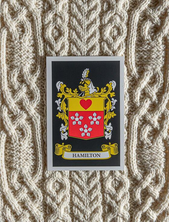Aran Cashmere Hamilton Clan Scarf