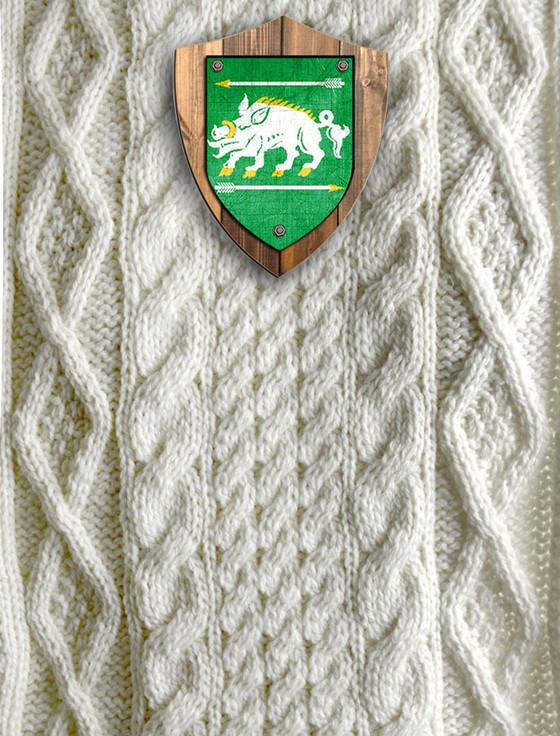 Aran Cashmere Hanley Clan Aran Throw