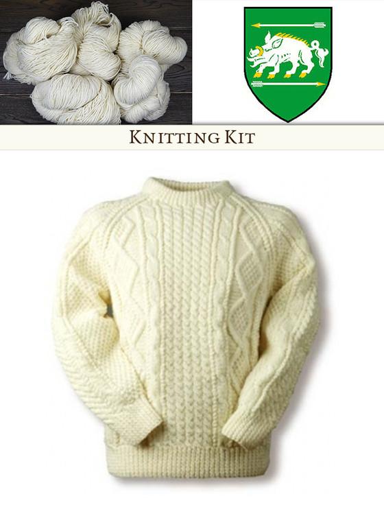 aran cashmere Hanley Knitting Kit