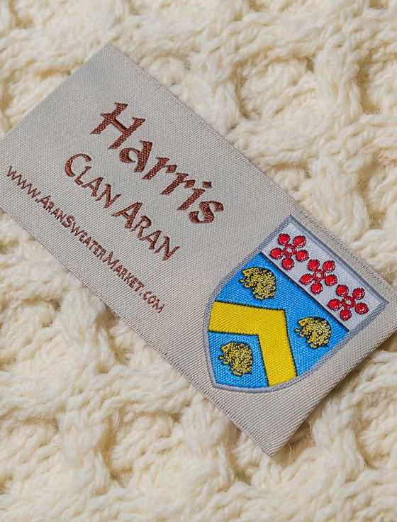 Aran Cashmere Harris Clan Aran Poncho