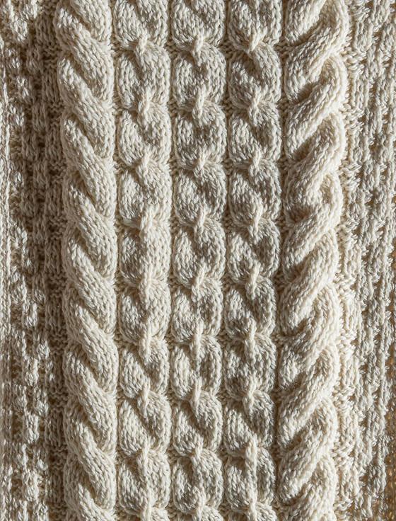 Aran Cashmere Harris Clan Scarf