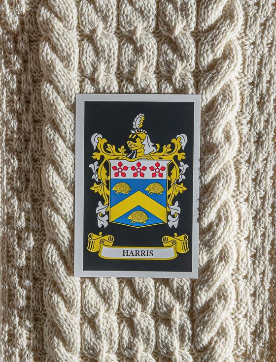 Aran Cashmere Harris Clan Scarf