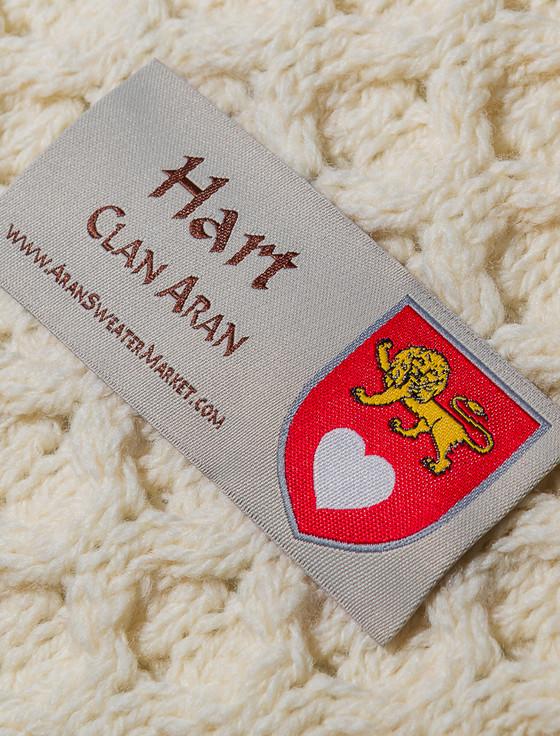 Aran Cashmere Hart Clan Aran Poncho