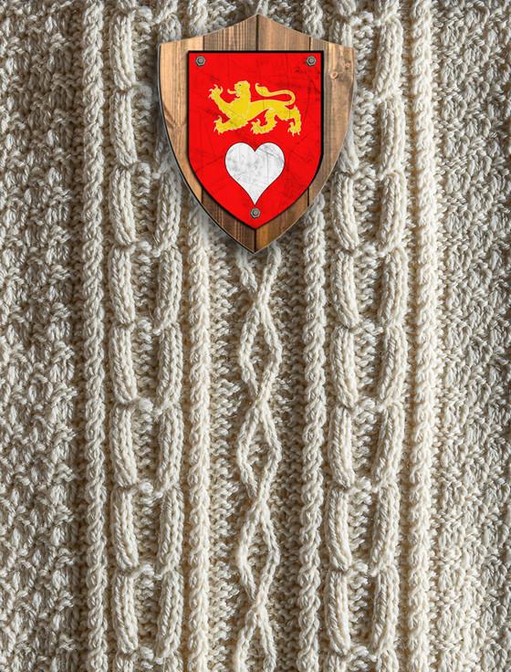 aran cashmere Hart Clan Aran Throw