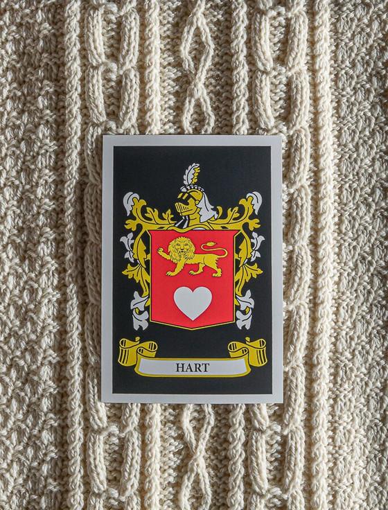 Aran Cashmere Hart Clan Scarf