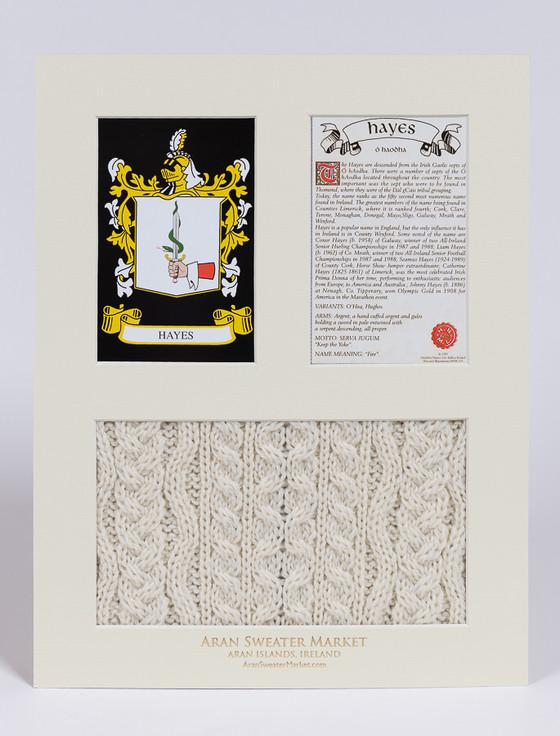 Aran Cashmere Hayes Clan Aran & History Display