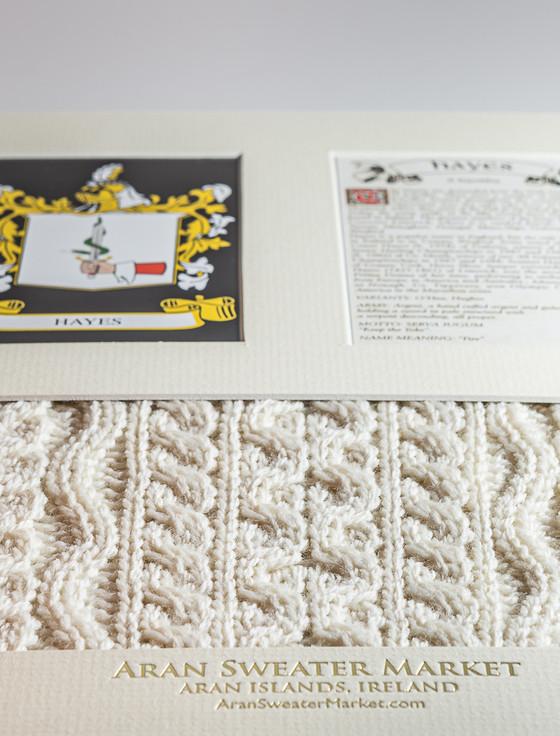 Aran Cashmere Hayes Clan Aran & History Display