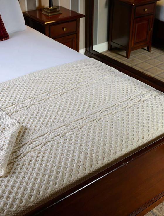 aran cashmere Hayes Clan Aran Throw