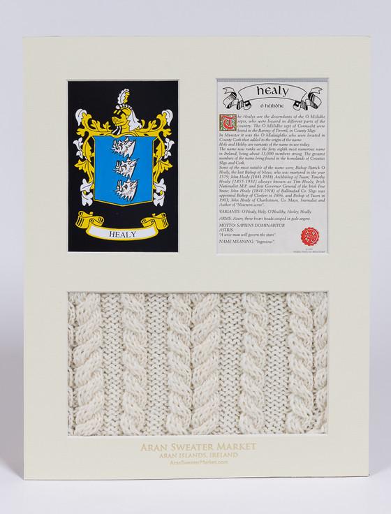Aran Cashmere Healy Clan Aran & History Display