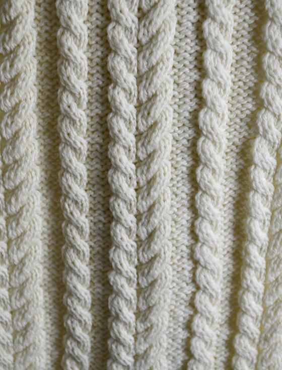 Aran Cashmere Healy Clan Scarf