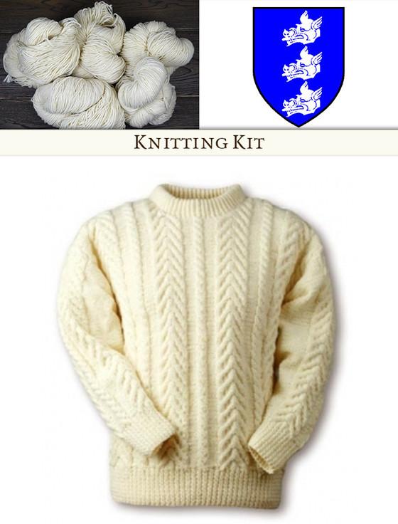 aran cashmere Healy Knitting Kit