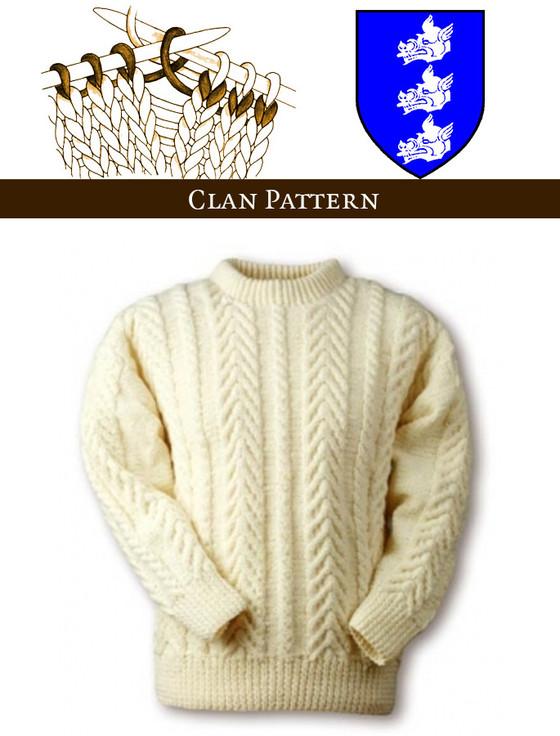aran cashmere Healy Knitting Pattern