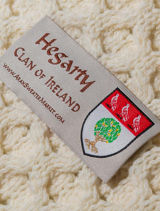 Aran Cashmere Hegarty Clan Aran Throw