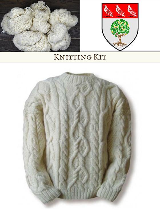 aran cashmere Hegarty Knitting Kit
