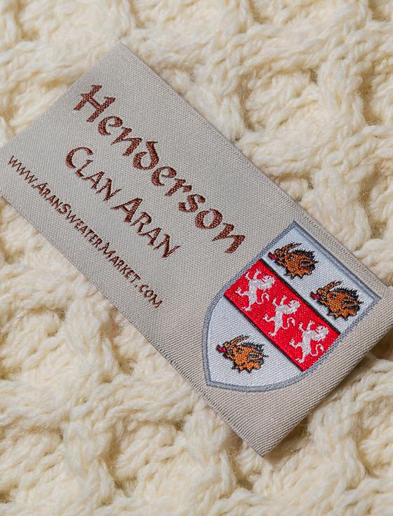 Aran Cashmere Henderson Clan Aran Throw