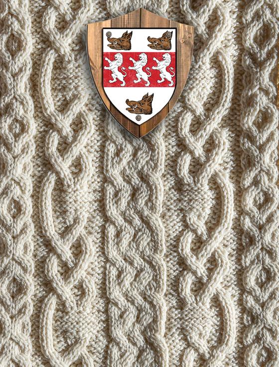 aran cashmere Henderson Clan Aran Throw