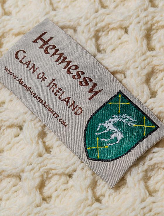 Aran Cashmere Hennessy Clan Aran Poncho