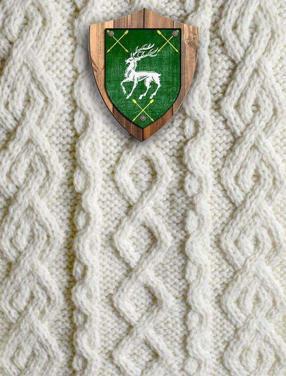 Aran Cashmere Hennessy Clan Aran Throw