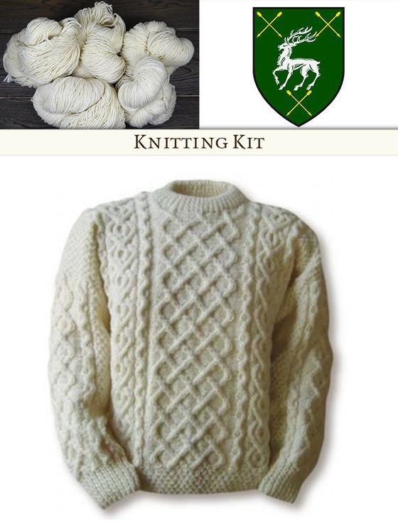 aran cashmere Hennessy Knitting Kit
