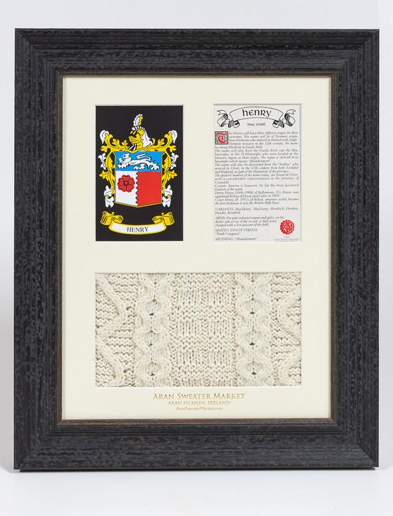 aran cashmere Henry Clan Aran & History Display