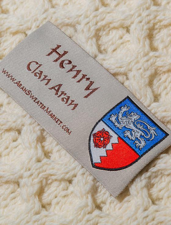 Aran Cashmere Henry Clan Aran Poncho