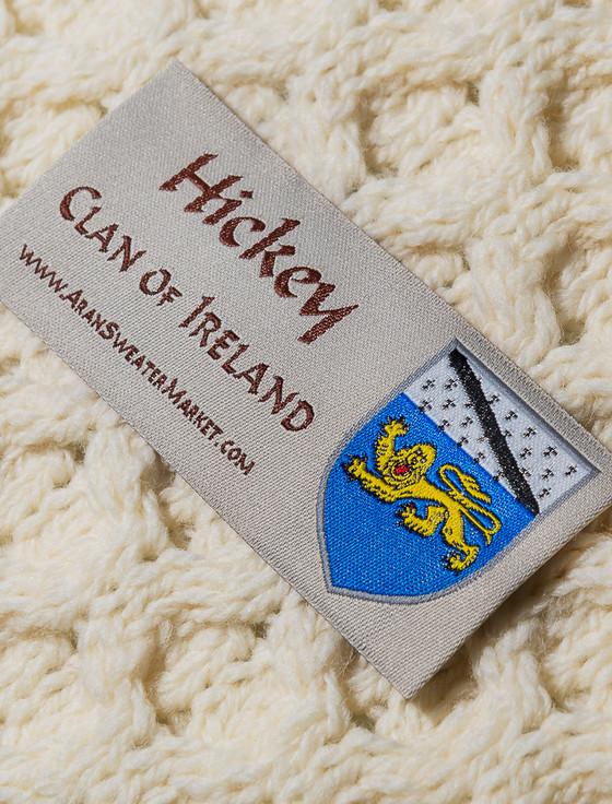 Aran Cashmere Hickey Clan Aran Bed Runner