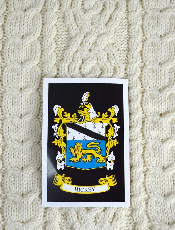 aran cashmere Hickey Clan Aran Bed Runner