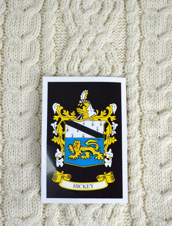 aran cashmere Hickey Clan Aran Throw