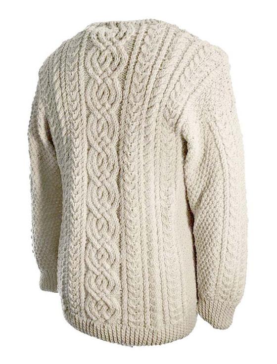 Aran Cashmere Hickey Clan Sweater