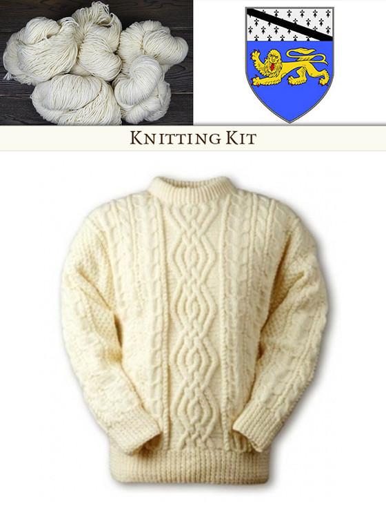 aran cashmere Hickey Knitting Kit