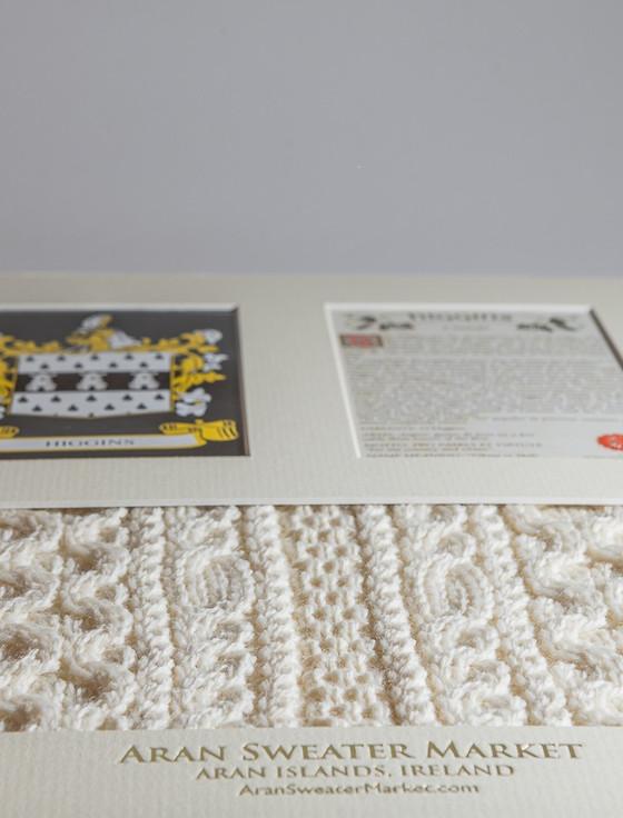 Aran Cashmere Higgins Clan Aran & History Display
