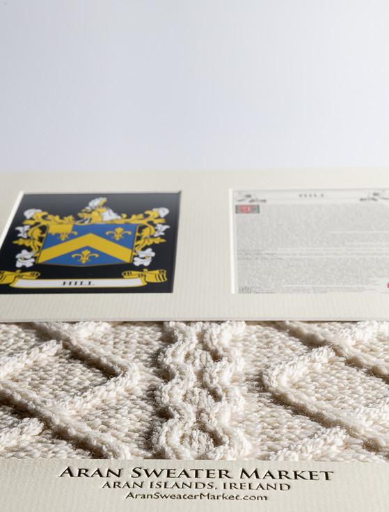 Aran Cashmere Hill Clan Aran & History Display