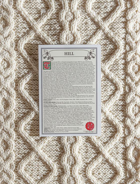 Aran Cashmere Hill Clan Aran Throw
