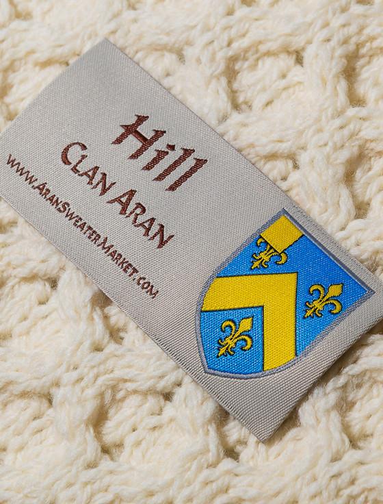 Aran Cashmere Hill Clan Aran Throw
