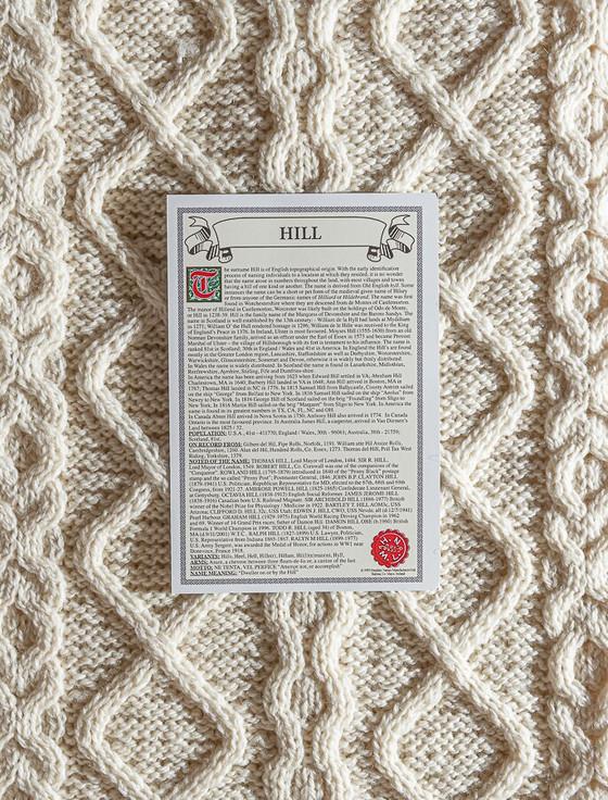 Aran Cashmere Hill Clan Scarf