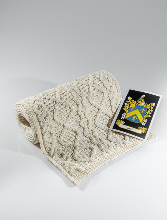 aran cashmere Hill Clan Scarf
