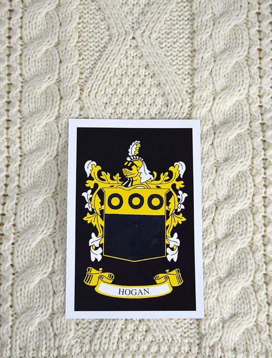 aran cashmere Hogan Clan Aran Throw
