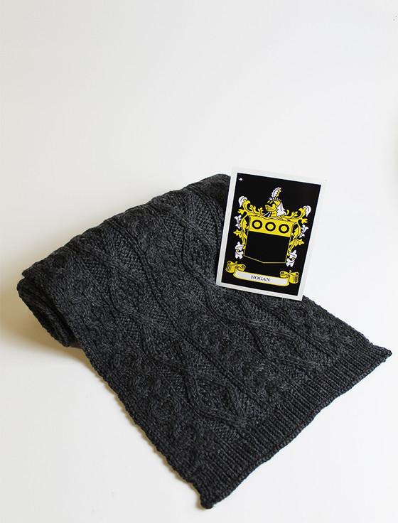 Aran Cashmere Hogan Clan Scarf
