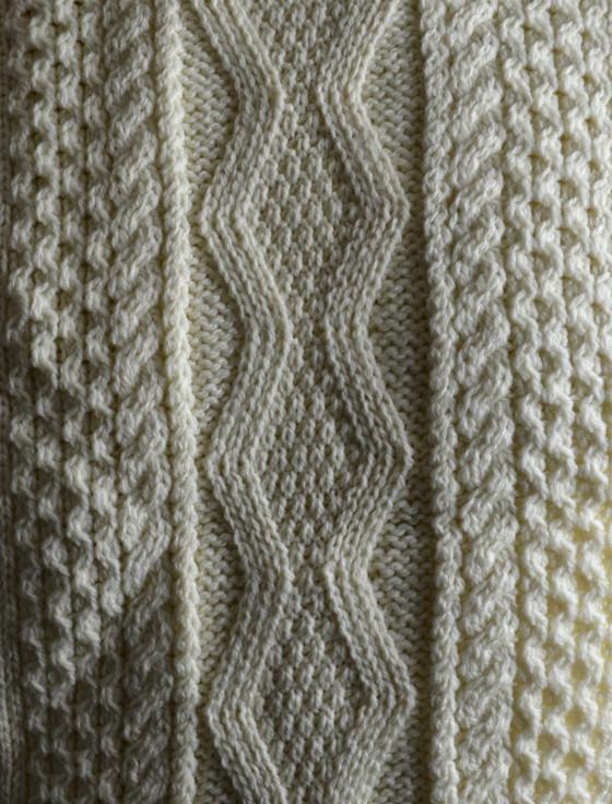 Aran Cashmere Hogan Clan Scarf