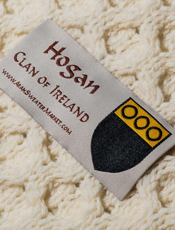Aran Cashmere Hogan Clan Scarf